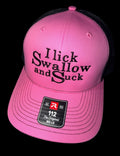 Lick Swallow and Suck Hat