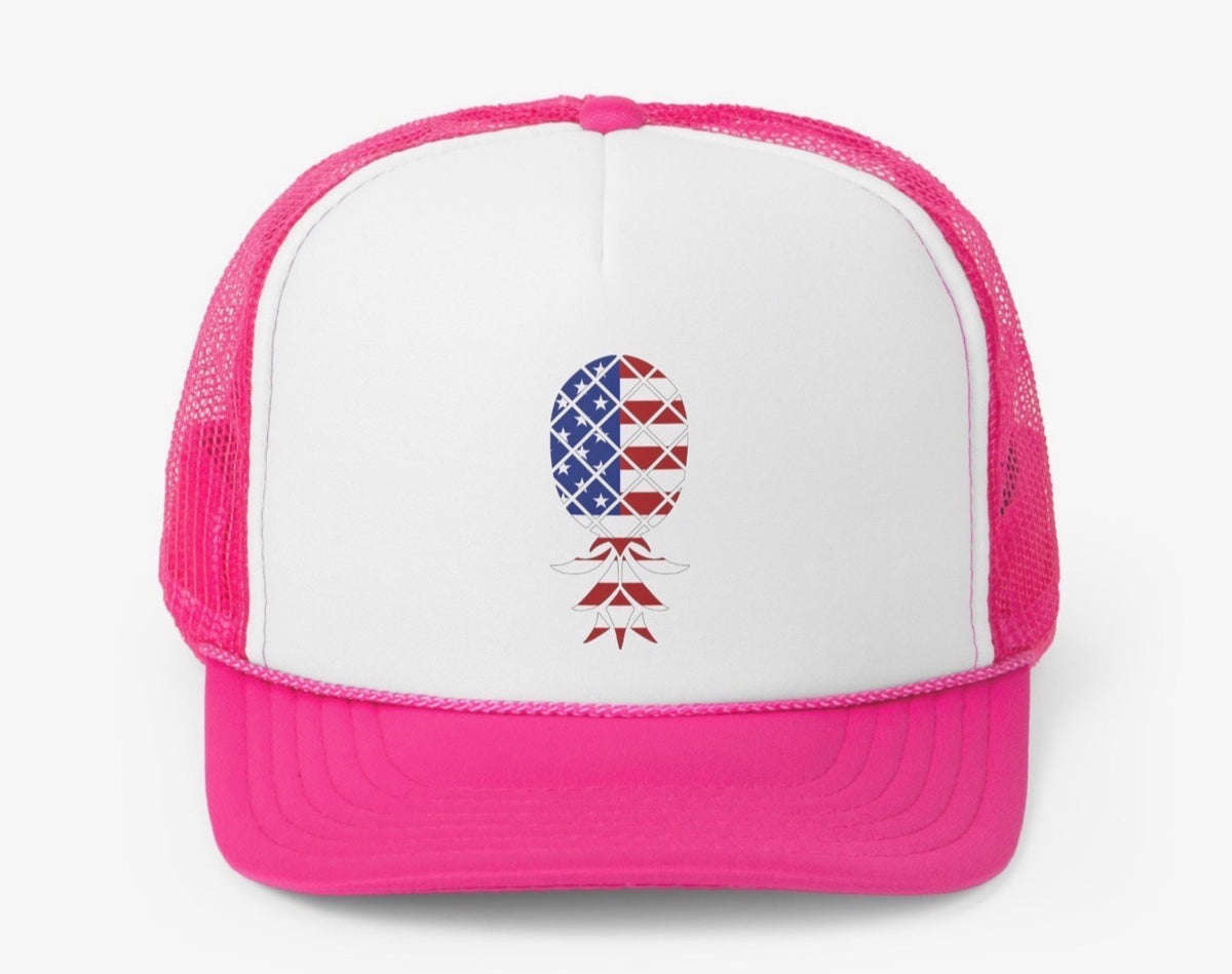 Red, White, and Blue Lifestyle Pineapple Hat